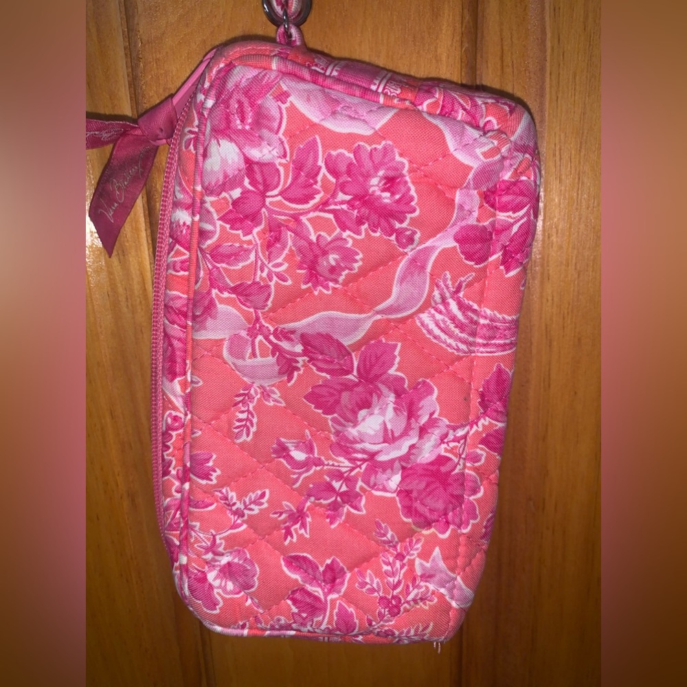 Vera Bradley Pink  Hope pattern wristlet